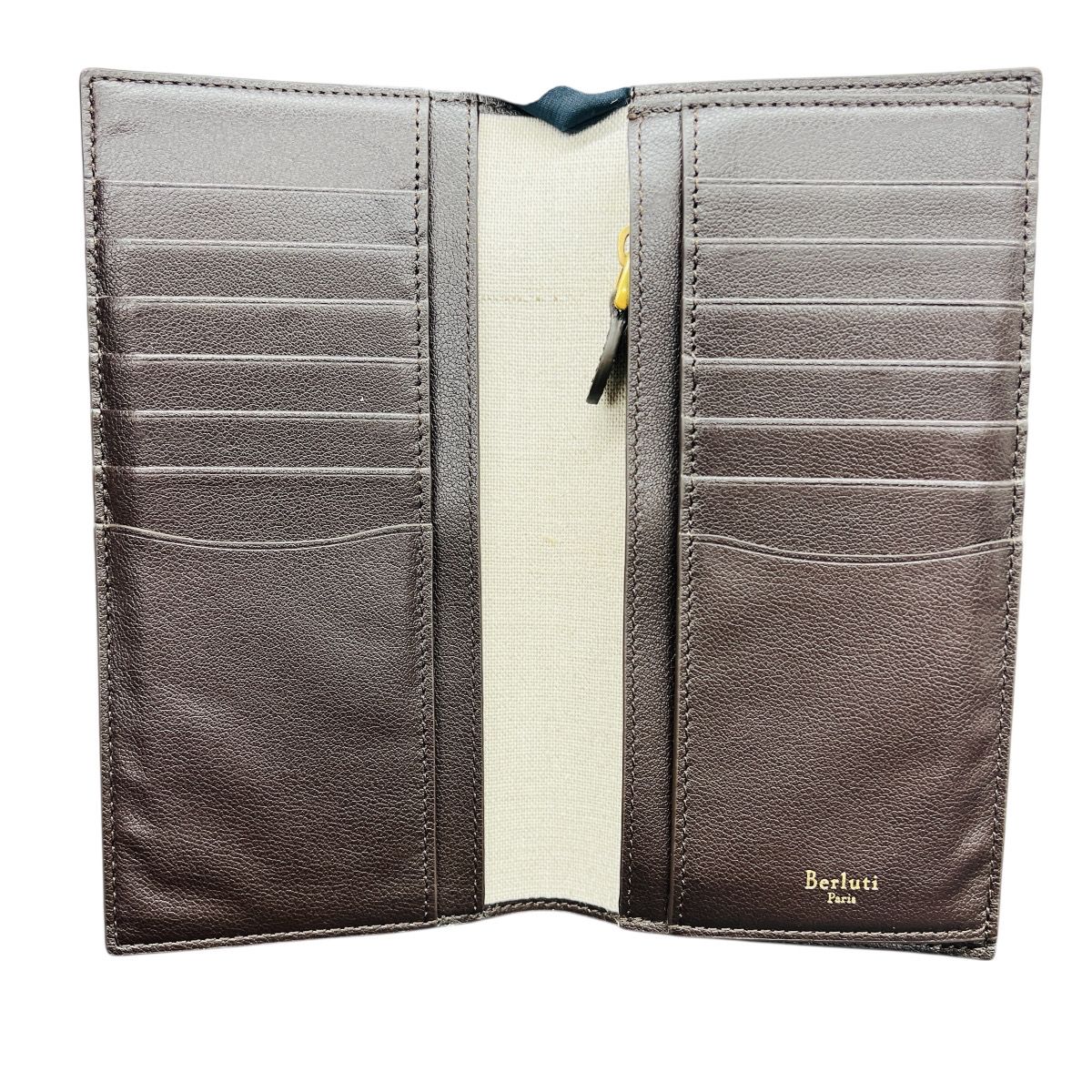 Berluti 極美品 ベルルッティ イタウバ トワル マルブフ ロング