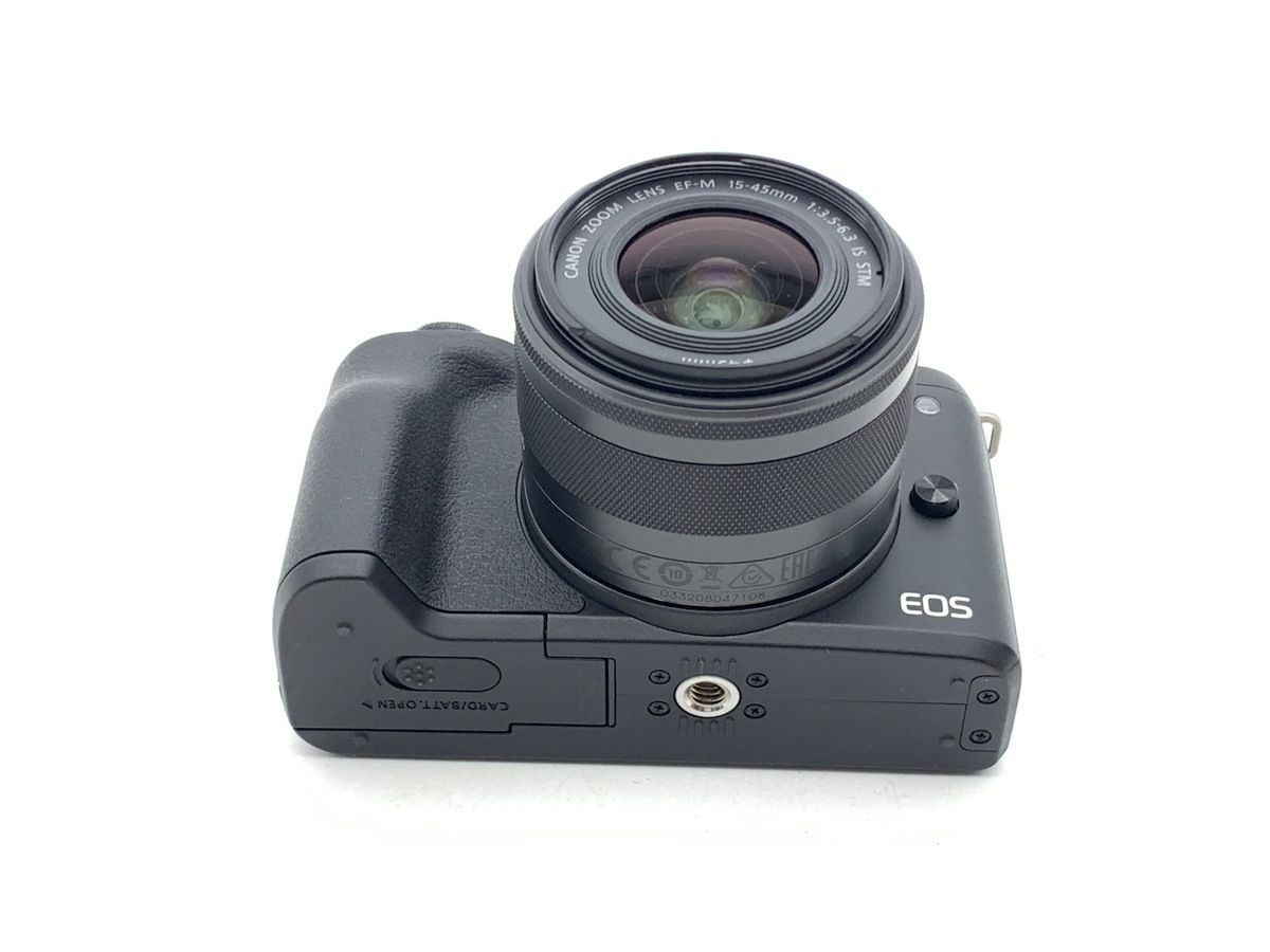  並品 キヤノン EOS Kiss M EF 15 45 IS STM レンズキット ブラック ミラーレス一眼 デジタルカメラ