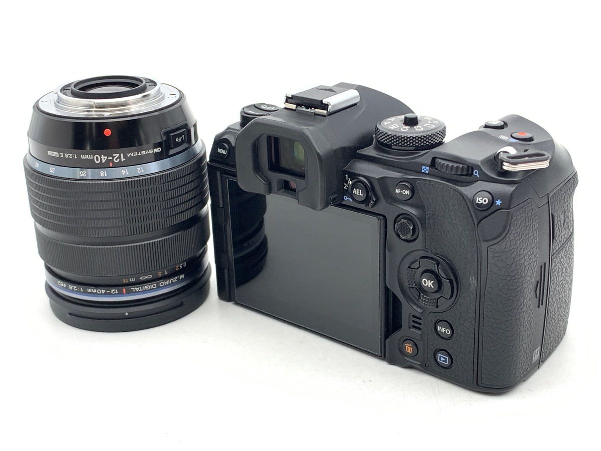 並品 OM SYSTEM 1 Mark II 12 40 mm F 2 8 PRO レンズキット ブラック
