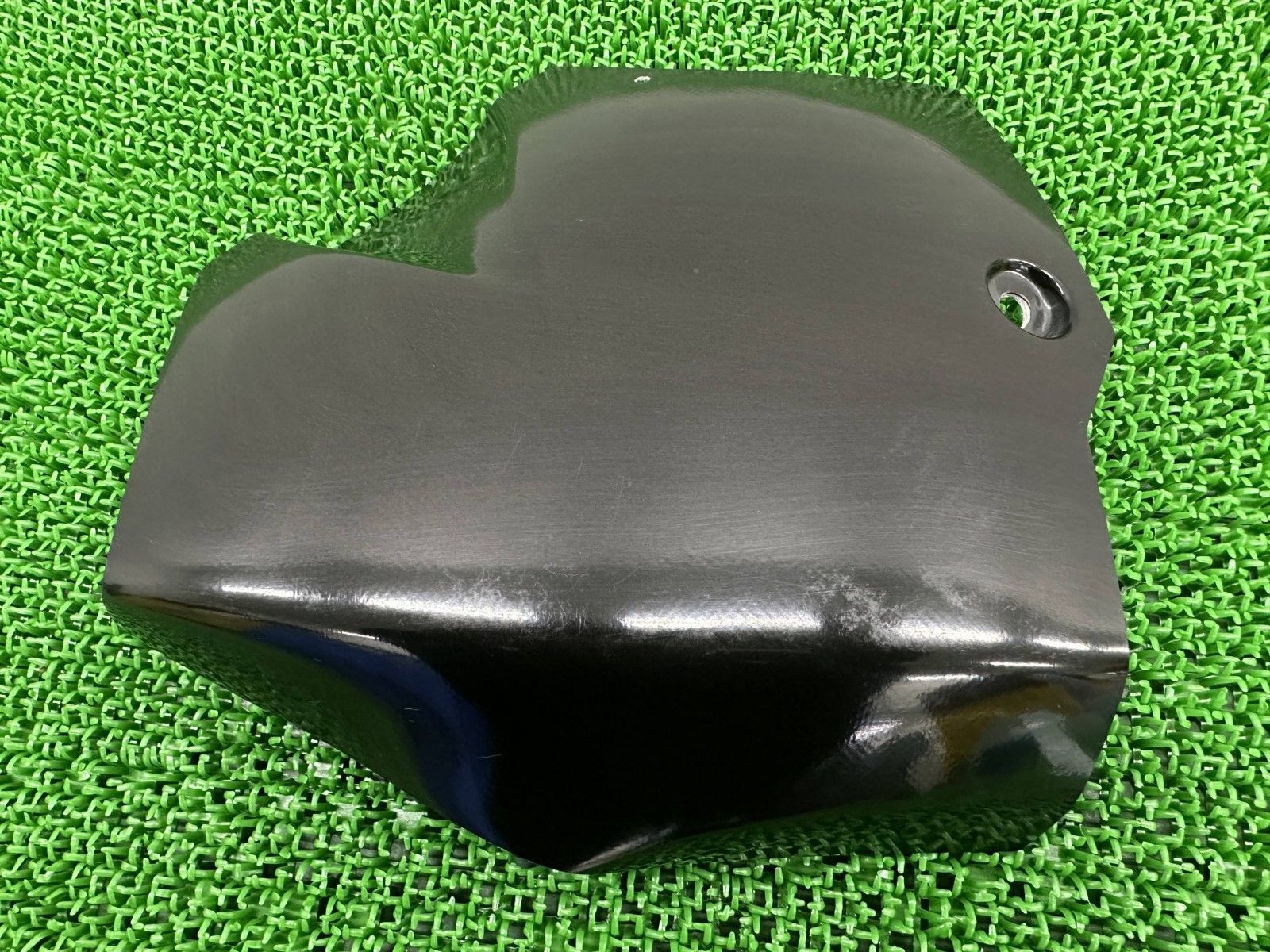 RVF 400 ゼッケンカウル 黒 MR 8 社外 バイク 部品 NC 35 FRP 右目 ヘッドライトカバー ライトカウル Xr