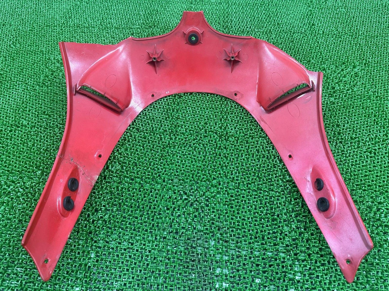 RVF400 アッパーカウル 赤 MR8 ホンダ 純正 中古 バイク 部品 NC35