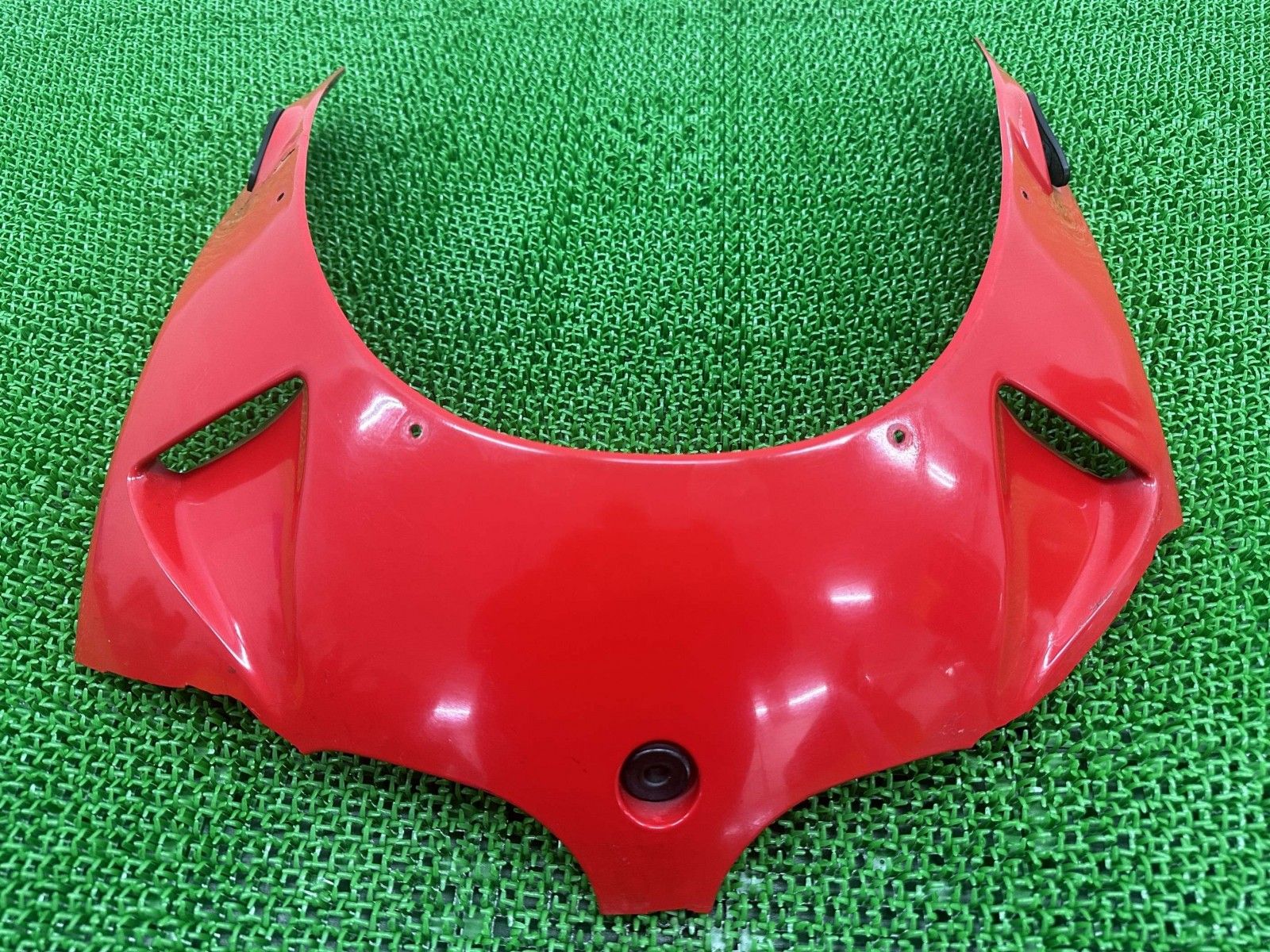 RVF400 アッパーカウル 赤 MR8 ホンダ 純正 中古 バイク 部品 NC35