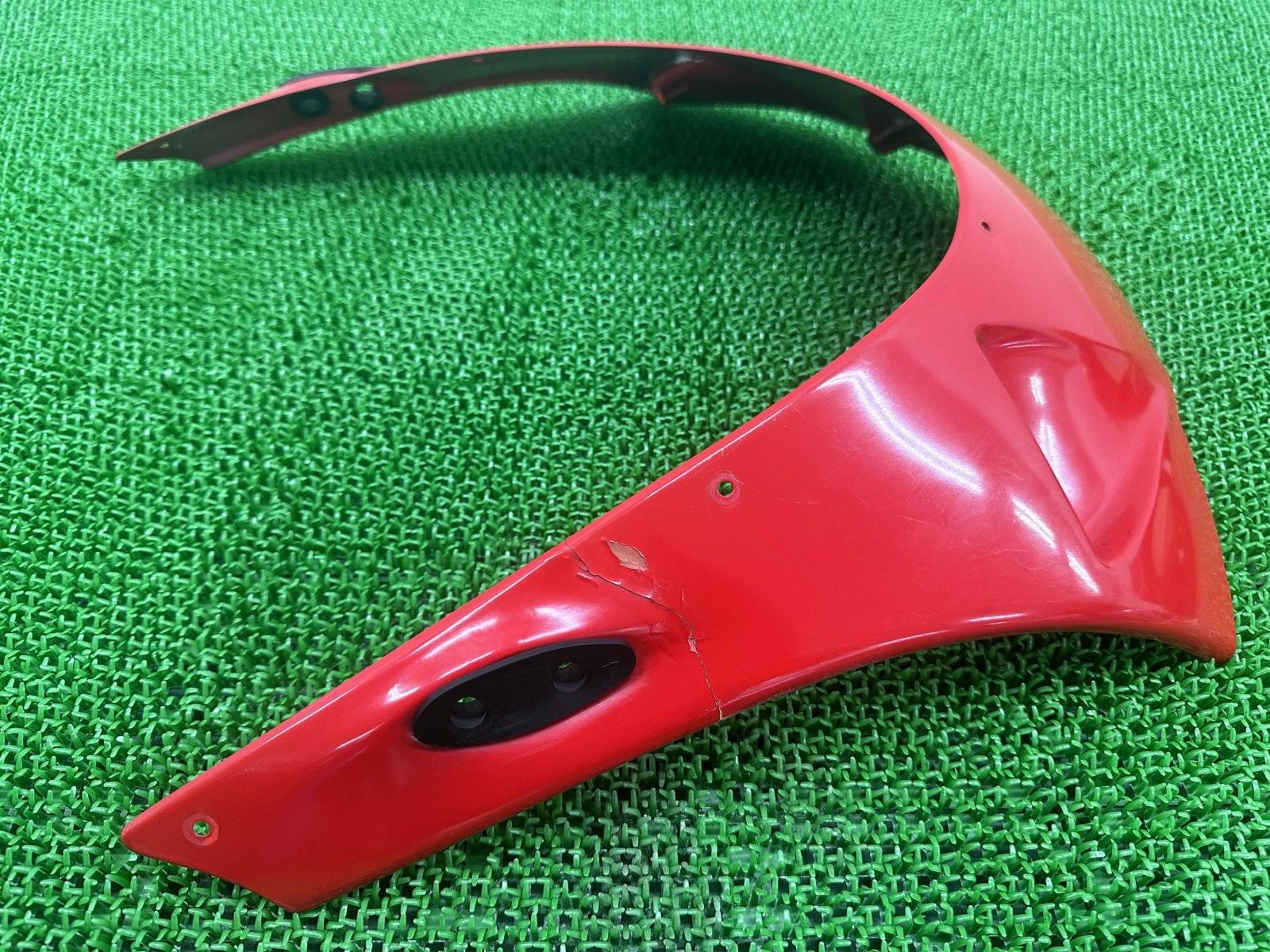 RVF400 アッパーカウル 赤 MR8 ホンダ 純正 中古 バイク 部品 NC35