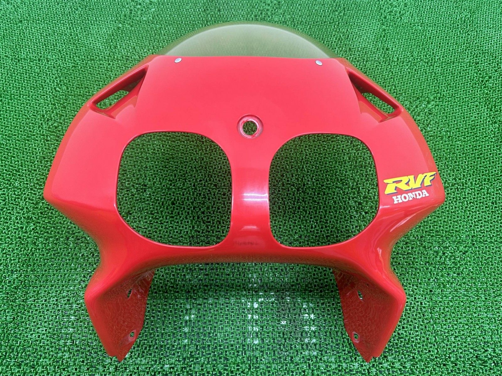 RVF400 アッパーカウル 赤 MR8 ホンダ 純正 中古 バイク 部品 NC35
