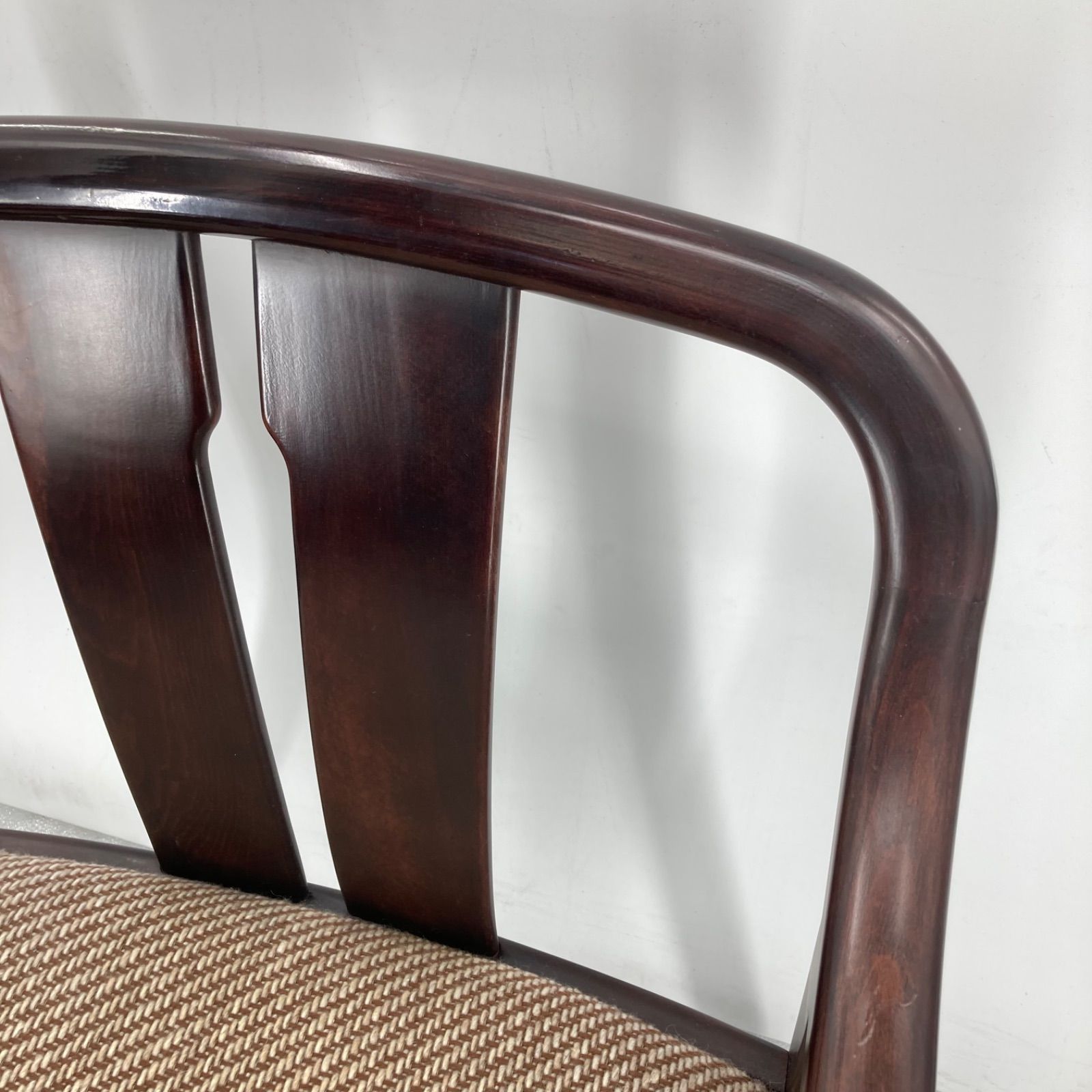 オールドカリモク ダイニングチェア アームレスト 希少品】 オールド