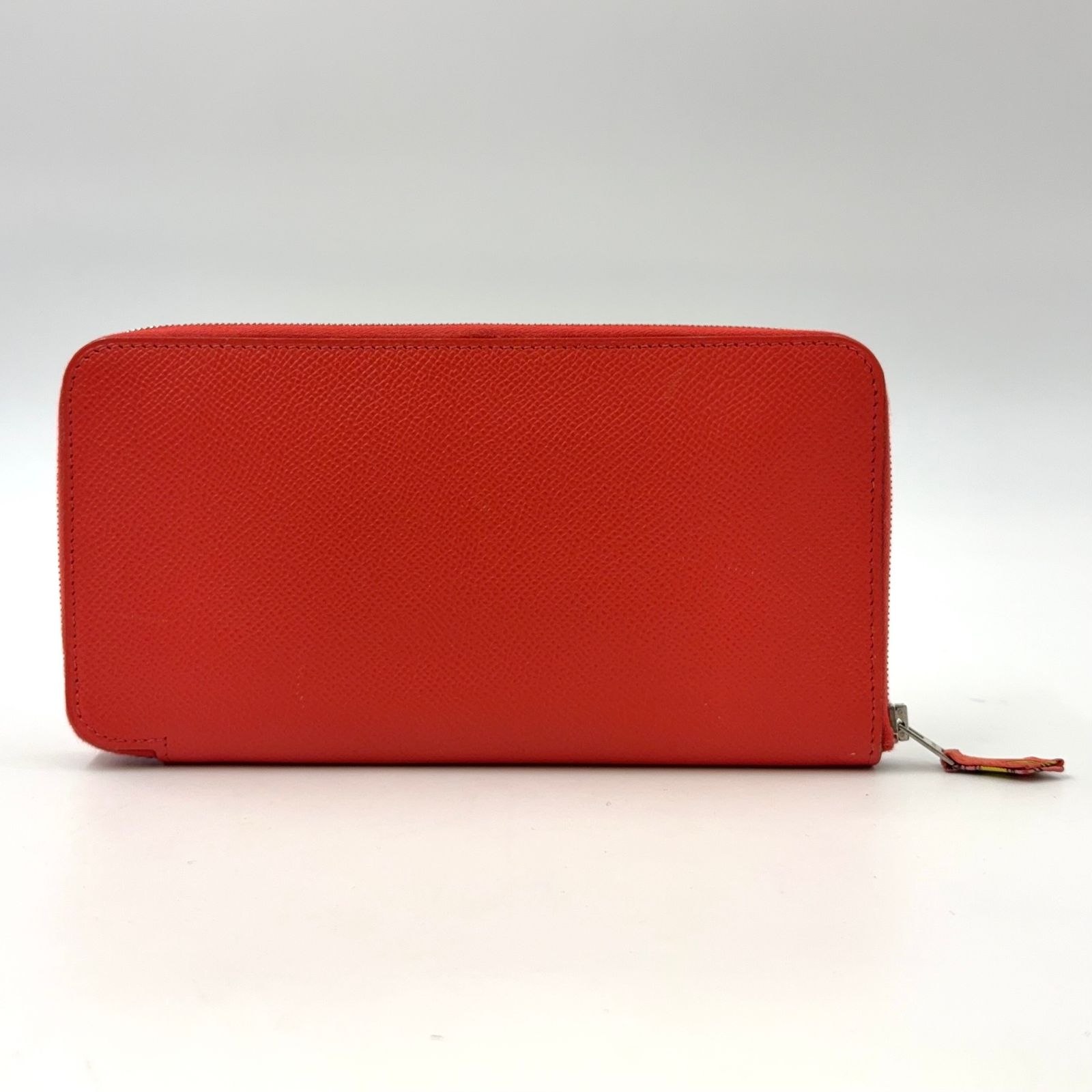 HERMES アザップロング シルクイン ラウンドファスナー T刻印 レザー