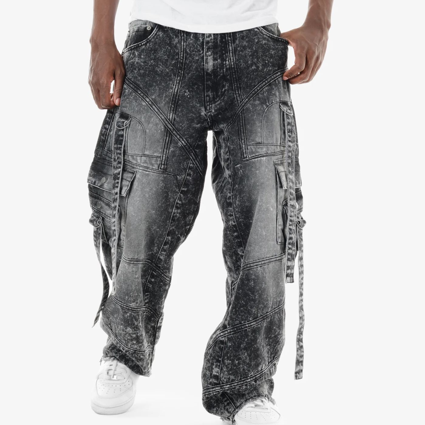 ニュージャージー発 Copper Rivet コッパーリベット CARGO STRAPS JEAN ストラップ タクティカル カーゴデニム JNS 148