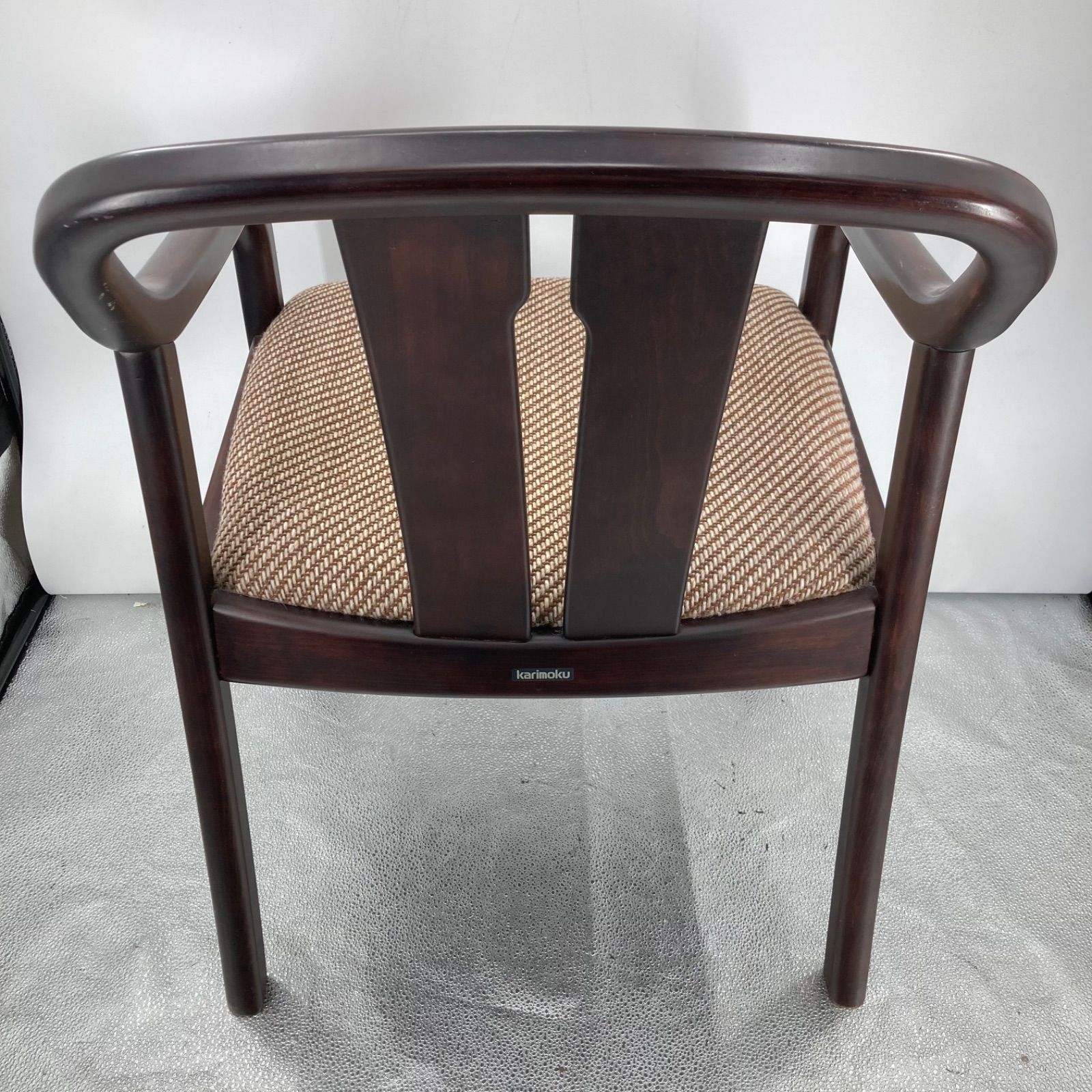 karimoku カリモク オールドカリモク 肘付き ダイニングチェア アーム