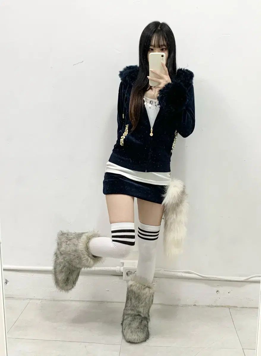 RADY セットアップ ラディ ギャル ファー トレーナー セット