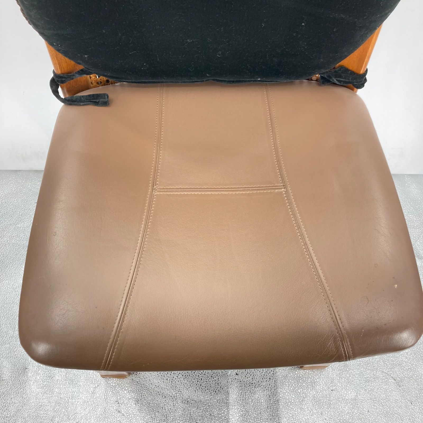 karimoku カリモク 籐張り ダイニングチェア 木製 オールドカリモク