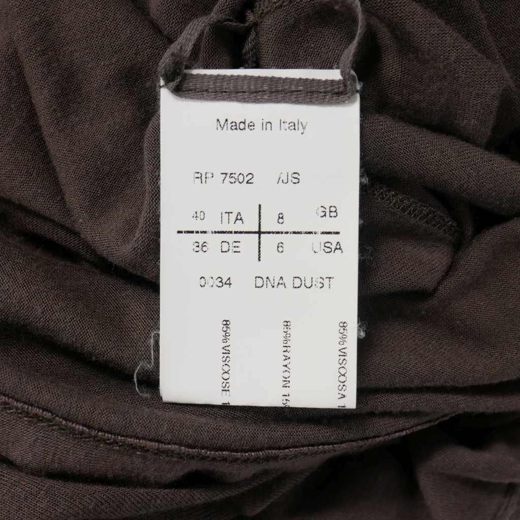 リックオウエンス Rick Owens 13SS ISLAND ノースリーブ ドレープ