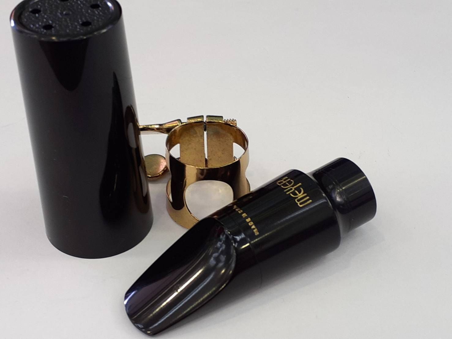 メイヤー ソプラノサクソフォンマウスピース 5 MM リガチャー キャップ付き 山陰