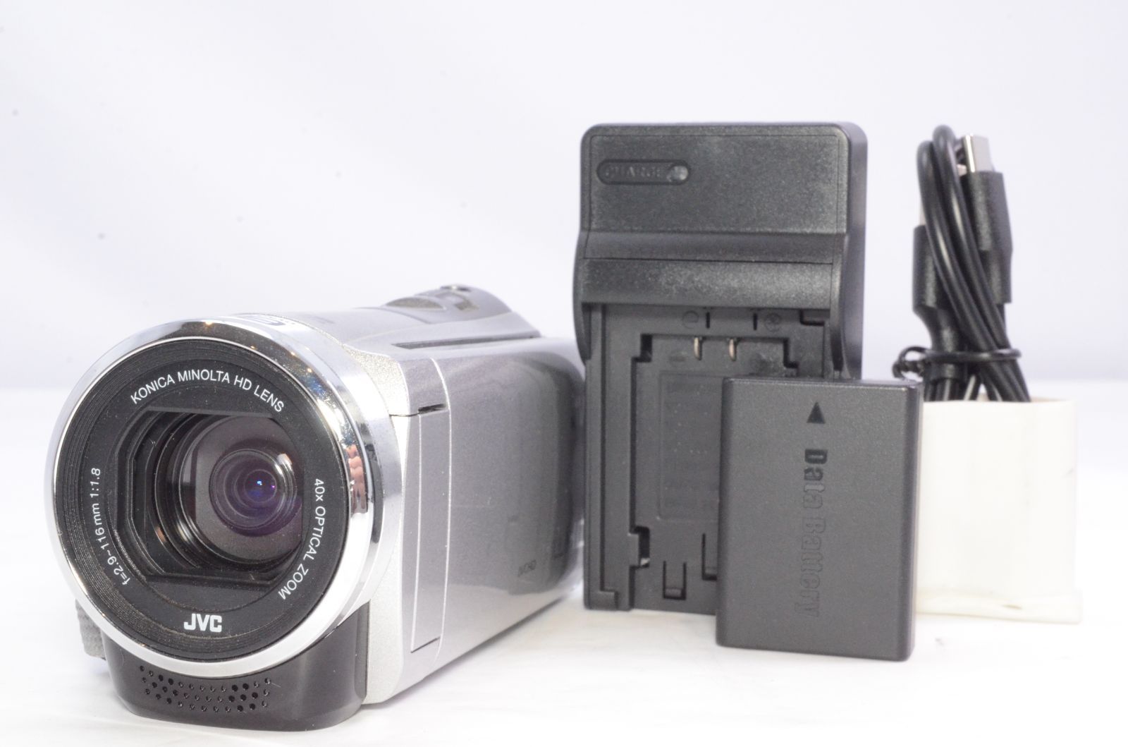 ☆通電・動作確認済☆ JVC ビクター Everio GZ-E880 シルバー デジタル