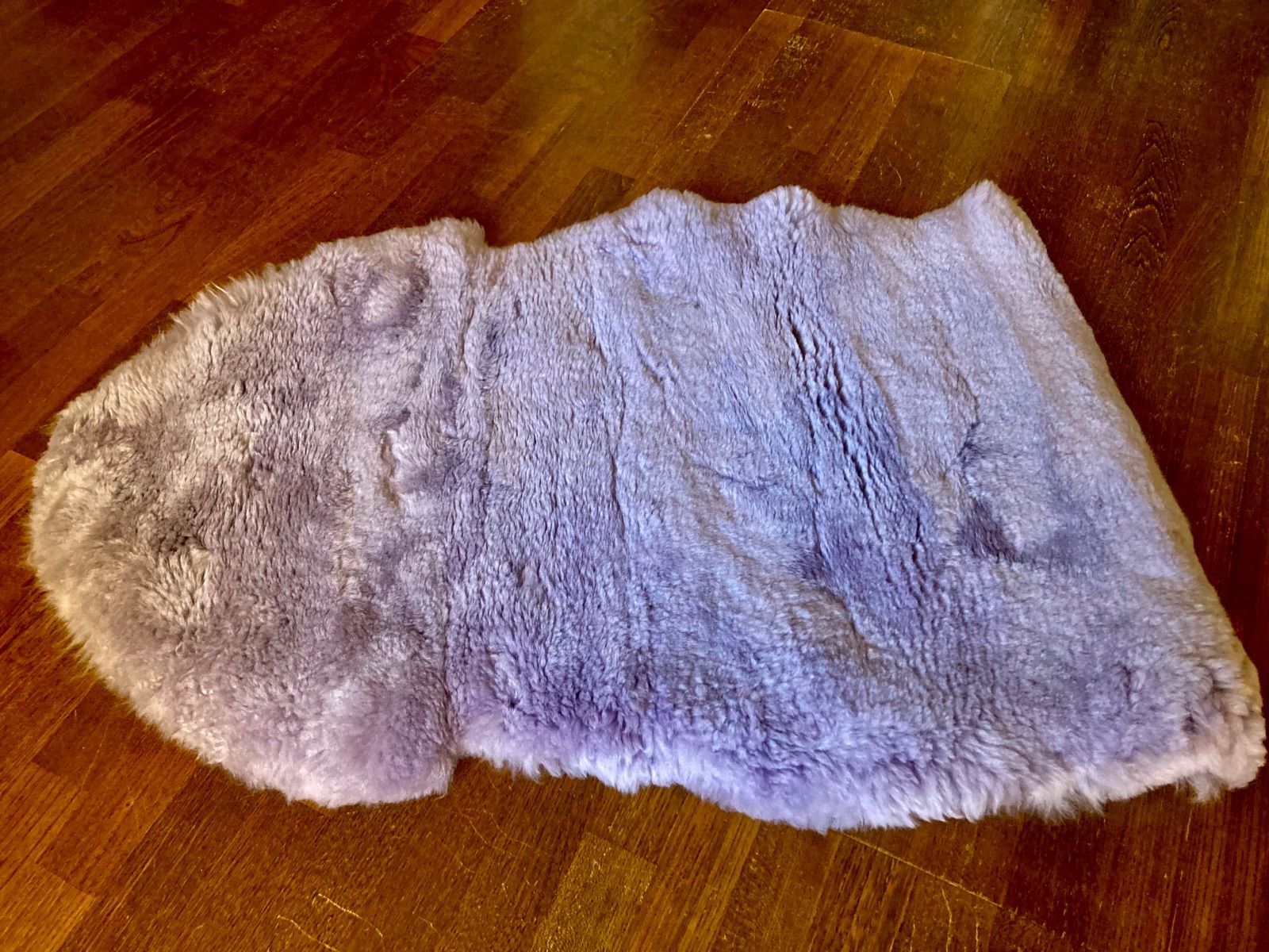 ムートンフリースラベンダー系35ミリ lb 350