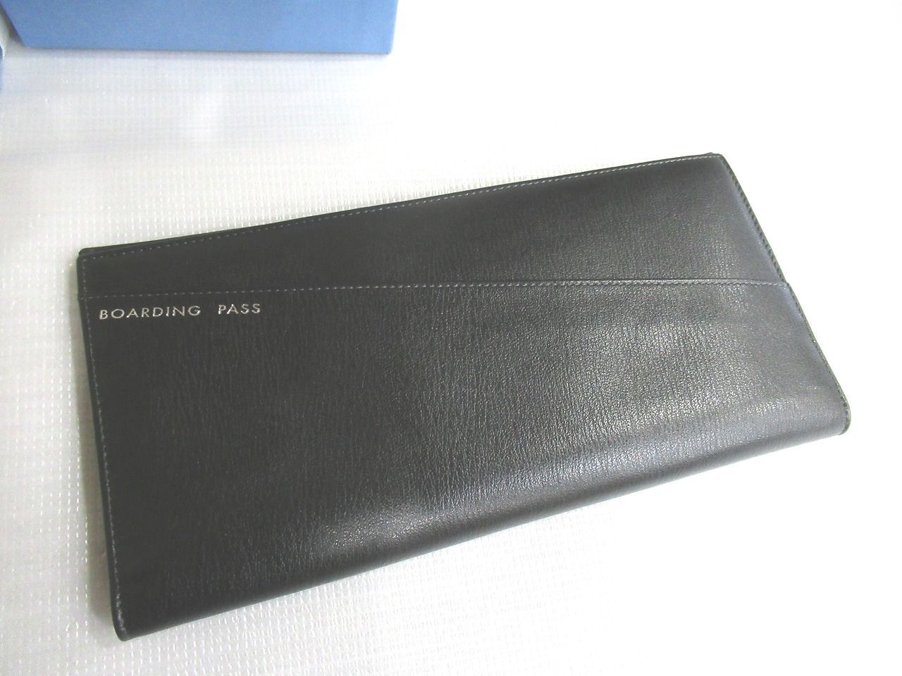 極美品☆Smythson スマイソン レザー パスポートケース ボーディング