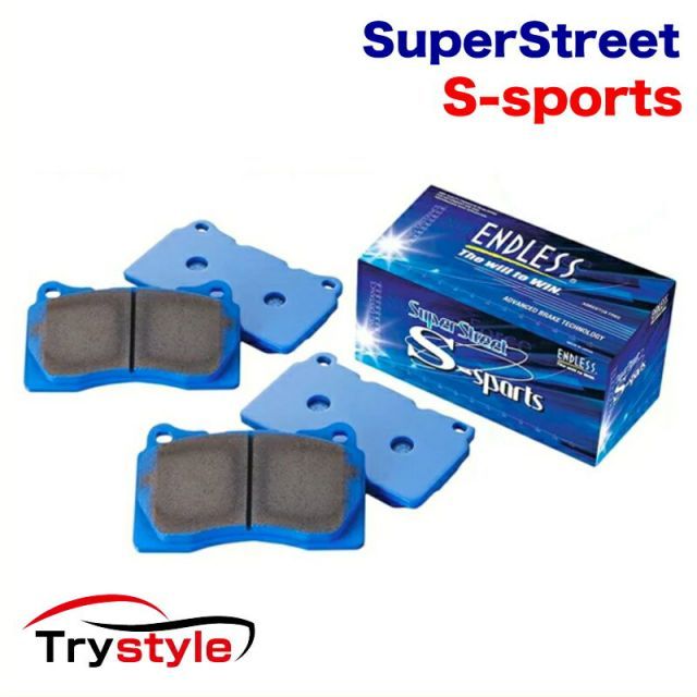 【受注生産品】エンドレス EP406SSS SSS SuperStreet S-Sports ストリートスポーツブレーキパッド 適合車種：ホンダ S2000 インテグラ シビック等 低ダストと初期制動のバランスモデル！