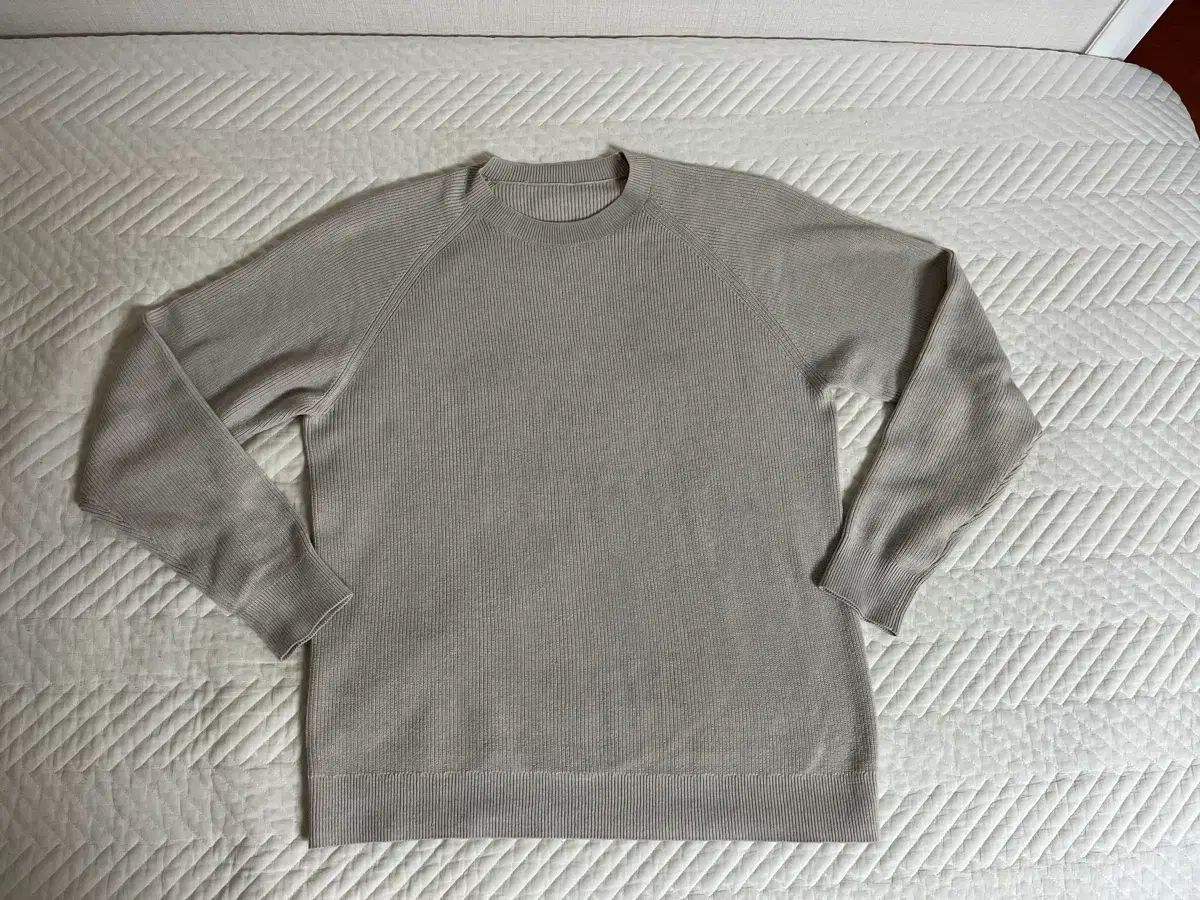 お買い得，お買い得 MUJI ニット クリーム/ライトベージュ ニット・セーター