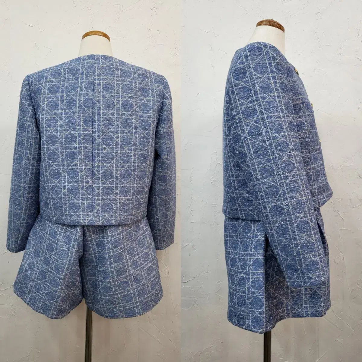  ブルー パータン ジャケット ONE PIECE セットアップ その他 ビジネススーツ