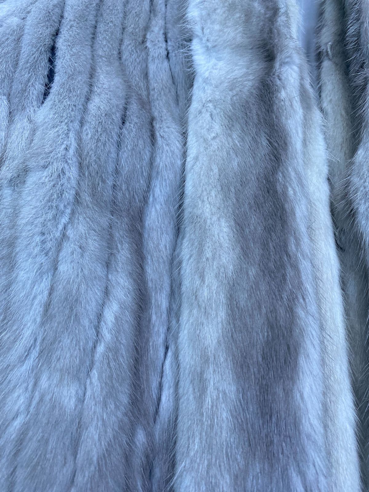 A-6-26 ②サファイアミンク コート 毛皮 ファーコート ホワイト