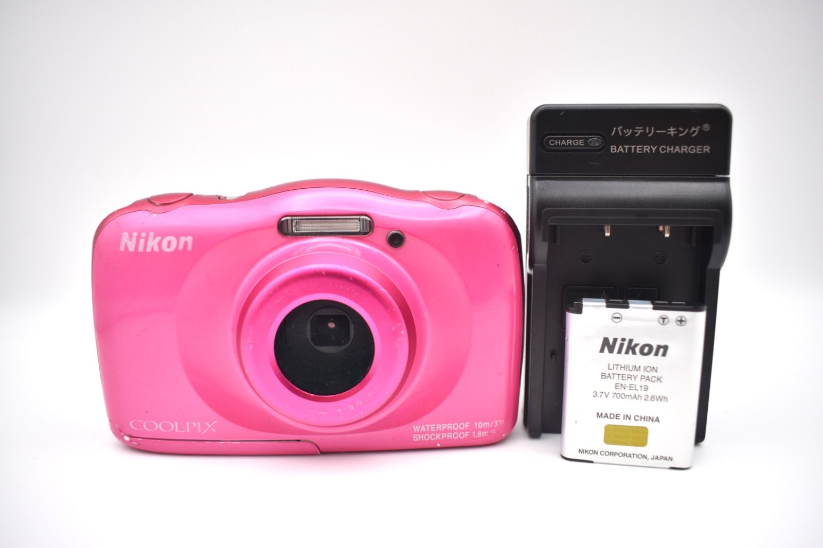 Nikon デジタルカメラ COOLPIX W100 防水 W100PK クールピクス ピンク