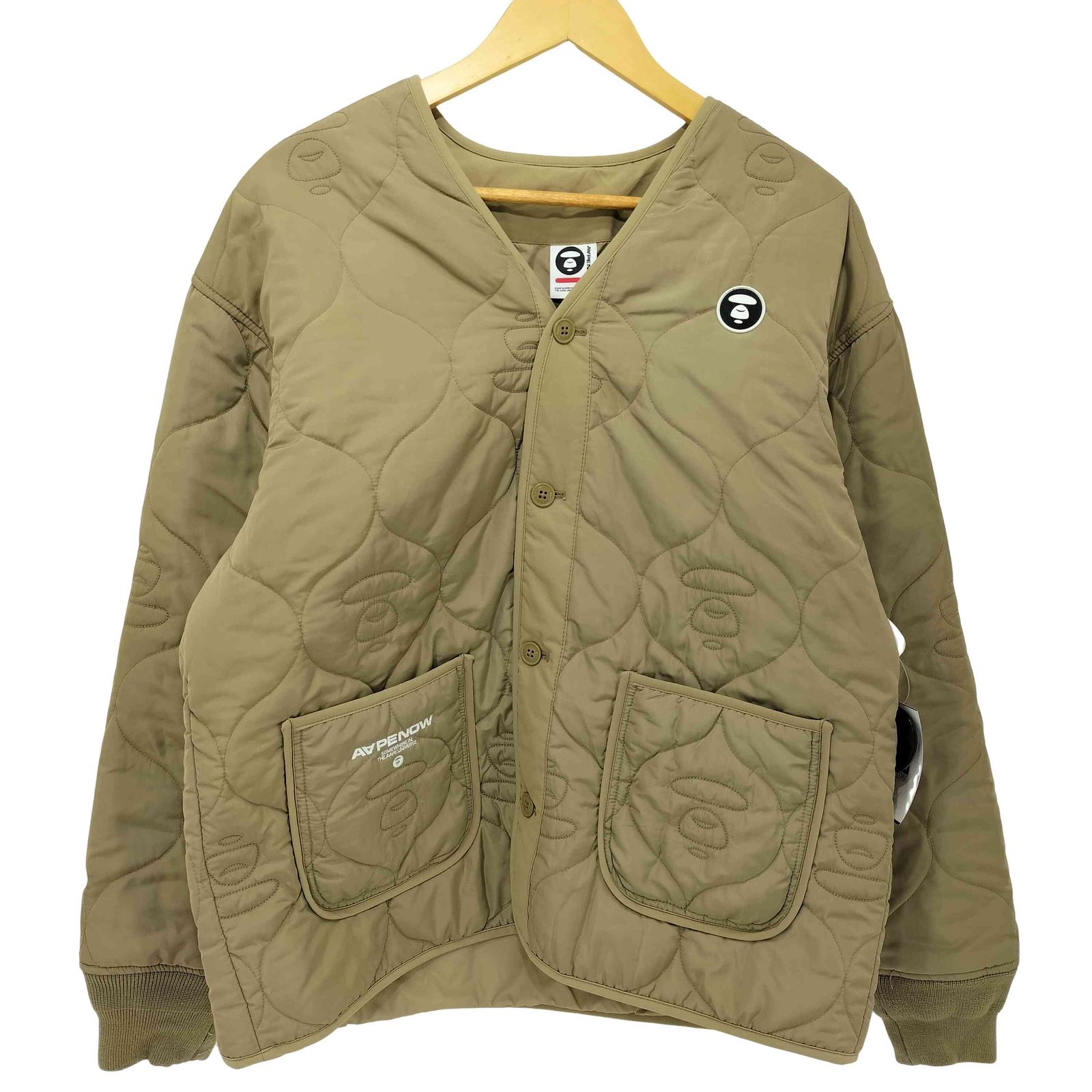 エーエイプバイアベイシングエイプ AAPE BY A BATHING APE Moonface quilted jacket キルティングジャケット メンズ JPN M