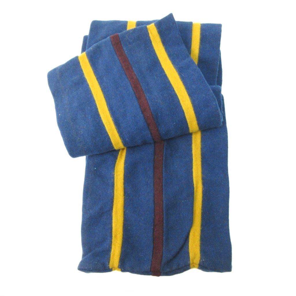 ヴィンテージ VINTAGE 50 s カレッジ マフラー ワッペン ライン 紺 ネイビー 1212