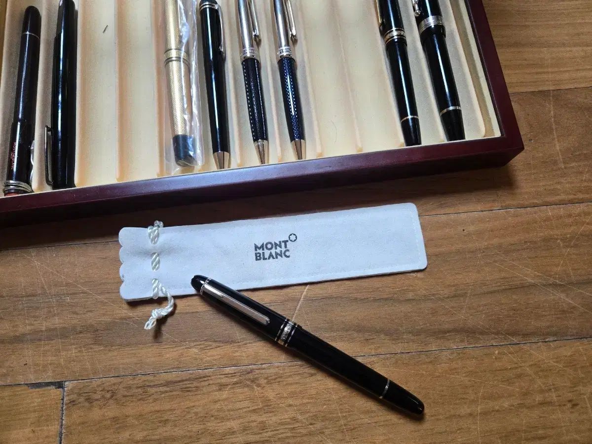 MONT BLANC モンブラン 万年筆 145 P プラチナ EFニブ