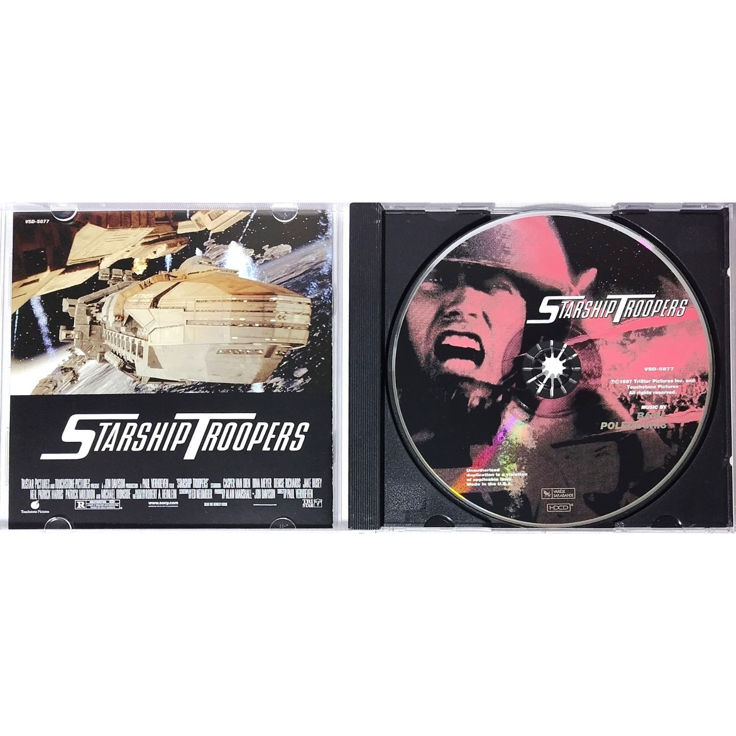 送料無料　スターシップ・トゥルーパーズ　オリジナル・サウンドトラック CD　ベイジル・ポールドゥリス　（輸入盤）　Starship  Troopers ORIGINAL MOTION PICTURE SOUNDTRACK Basil Poledouris