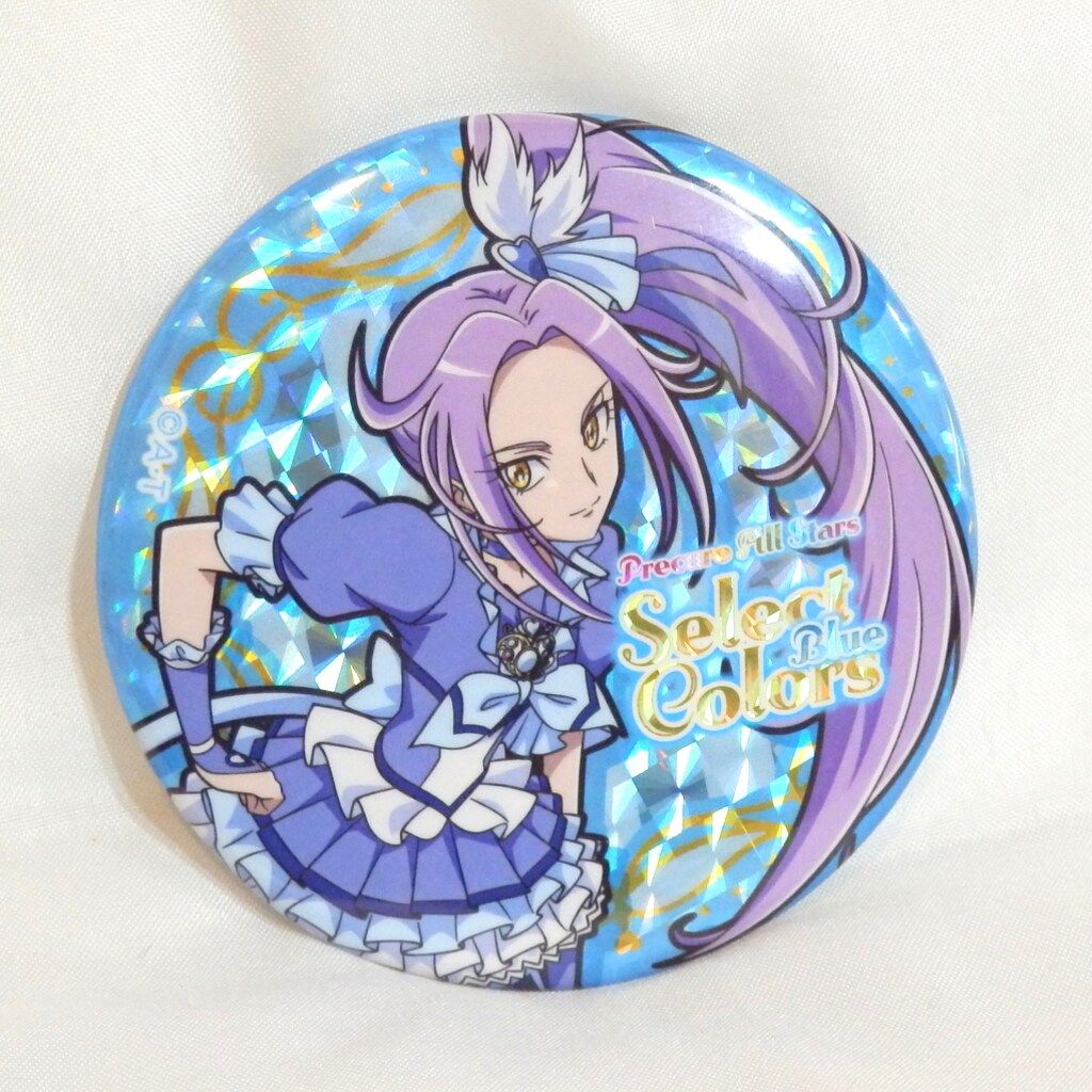 API プリティストア限定 Select Colors-Blue-#2 ホログラム缶バッジ
