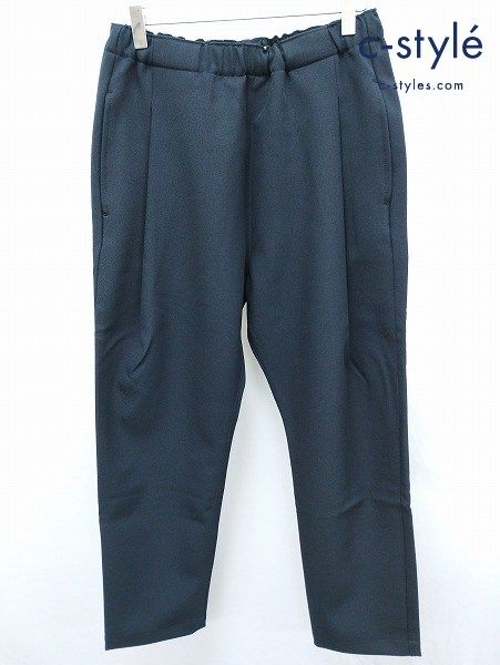 L 724 COOTIE PRODUCTIONS クーティープロダクションズ Polyester Twill Pin Tuck Easy Pants パンツ S ブラック