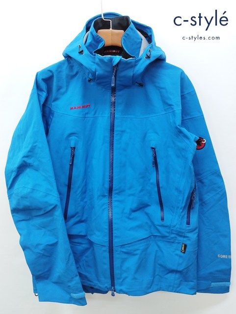 G520 [人気] MAMMUT マムート ジャケット XL ブルー GORE-TEX SOFTSHELL ICEFALL JP1010-17280 | G