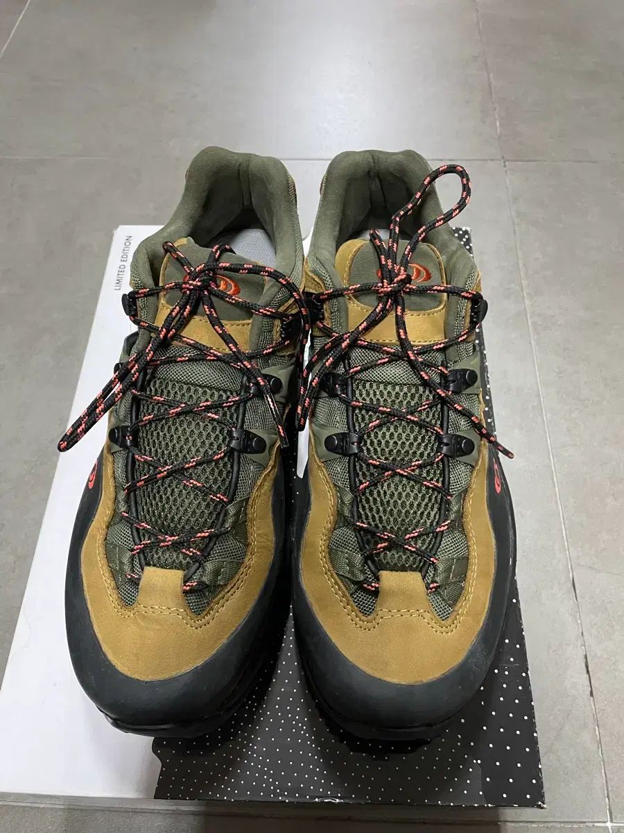 270 SALOMON x THE BROKEN ARM XT QUEST 2 Q チャンミン オリーブ ライト 登山靴 トレッキングシューズ アウトドアシューズ アウトドア