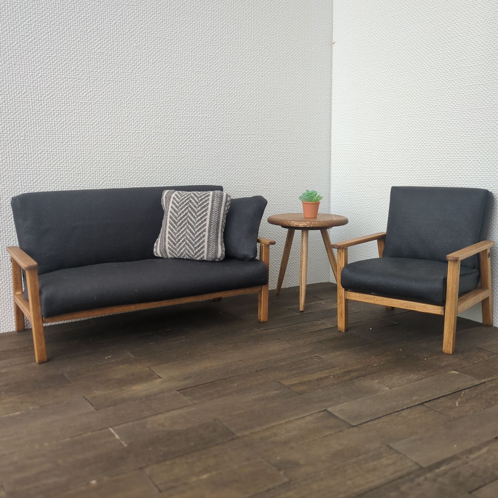 a-three〔 木枠ソファセット 〕ドールハウス ミニチュア ブライス リカ