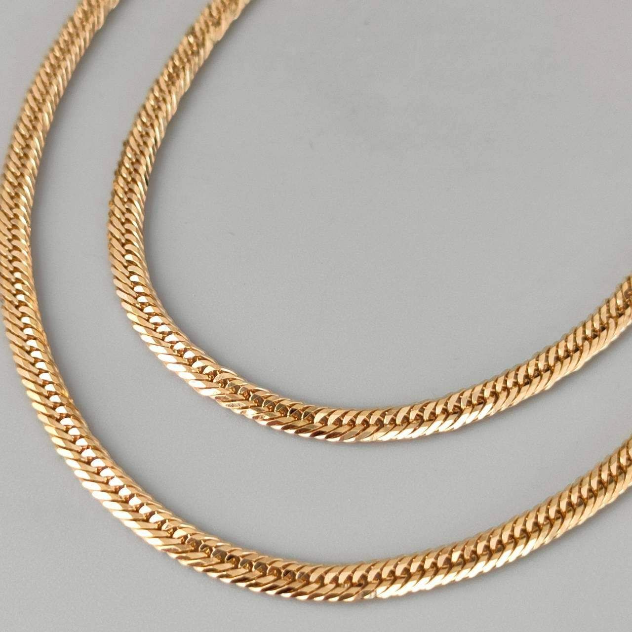 18金 K 18 男女兼用 造幣局 12面トリプル 喜平ネックレス 13.43ｇ 55.5㎝ D 987