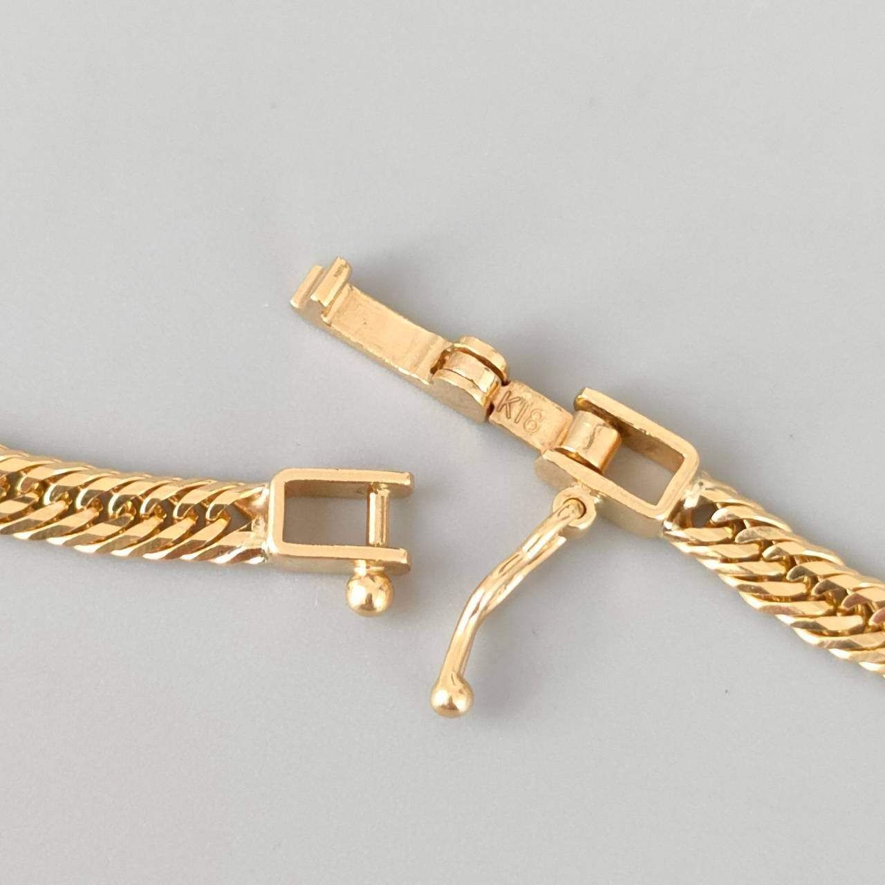  18金 K 18 男女兼用 造幣局 12面トリプル 喜平ネックレス 13 43ｇ 55 5㎝ D 987 ネックレス アクセサリー