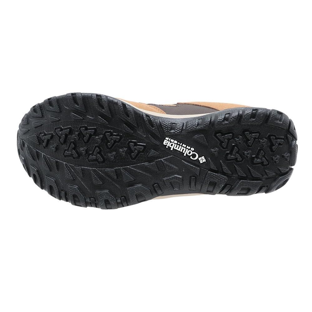 コロンビア セイバー ファイブ ミッド アウトドライ ワイド ELK RED CORAL 25.5 CM ベージュ