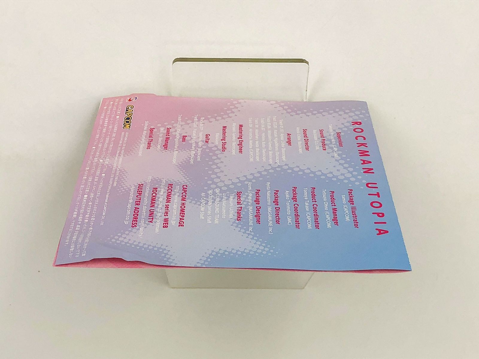 ♪) CD ロックマン ユートピア 特典 ペーパートイ グラフィグ付 [30