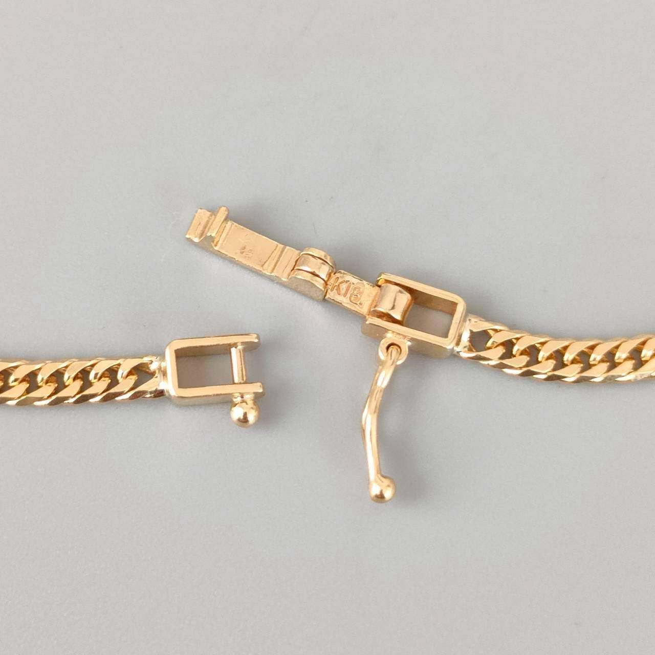  18金 K 18 男女兼用 造幣局 6面ダブル 喜平ネックレス 10 25ｇ 50 5㎝ D 988 ネックレス アクセサリー