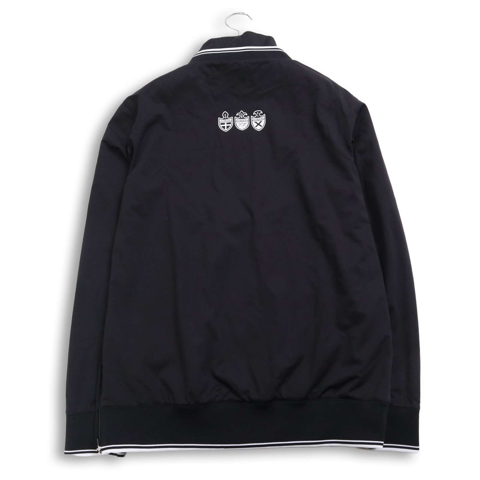 【美品】アドミラルゴルフ　刺繍ロゴ　2way Vネックスニード LL Admiral GOLF アドミラル ゴルフ 通年 2way 襟着脱可☆ ロゴプリント V