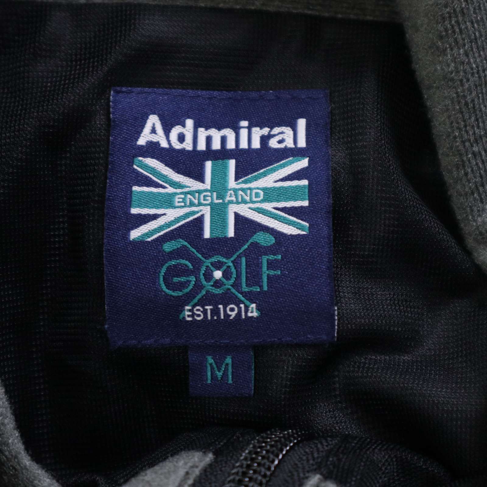 Admiral GOLF アドミラル ゴルフ 通年 2way 襟着脱可☆ ロゴプリント V