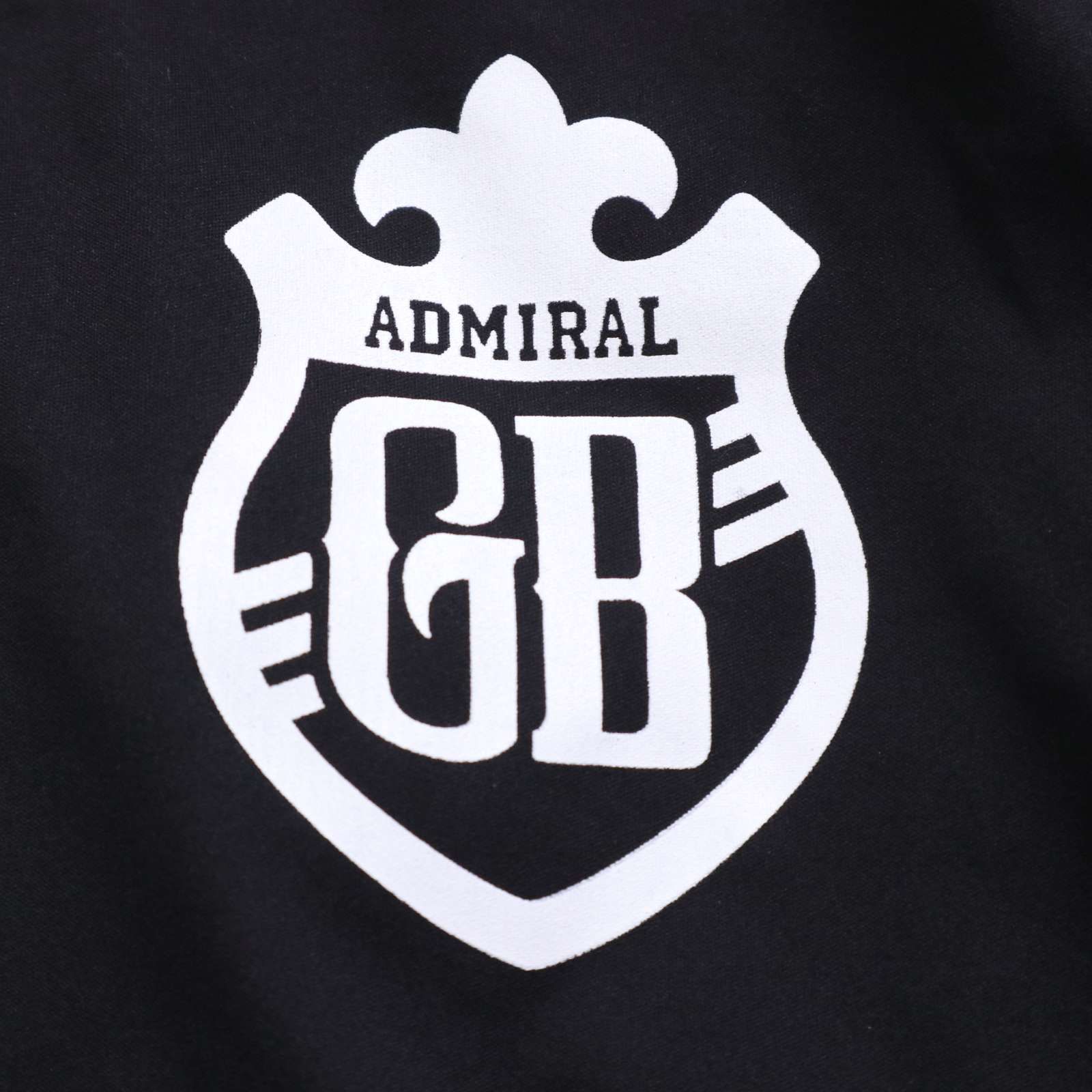 【美品】アドミラルゴルフ　刺繍ロゴ　2way Vネックスニード LL Admiral GOLF アドミラル ゴルフ 通年 2way 襟着脱可☆ ロゴプリント V
