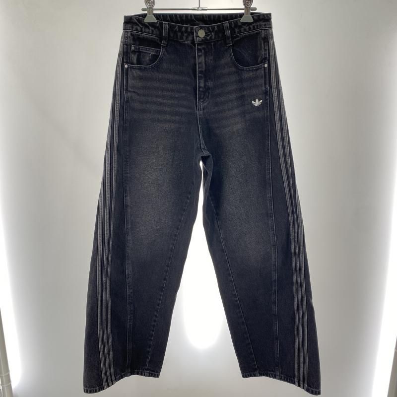 adidas ファイヤーバード トラックデニムパンツ サイズ29 黒 アディダス 91