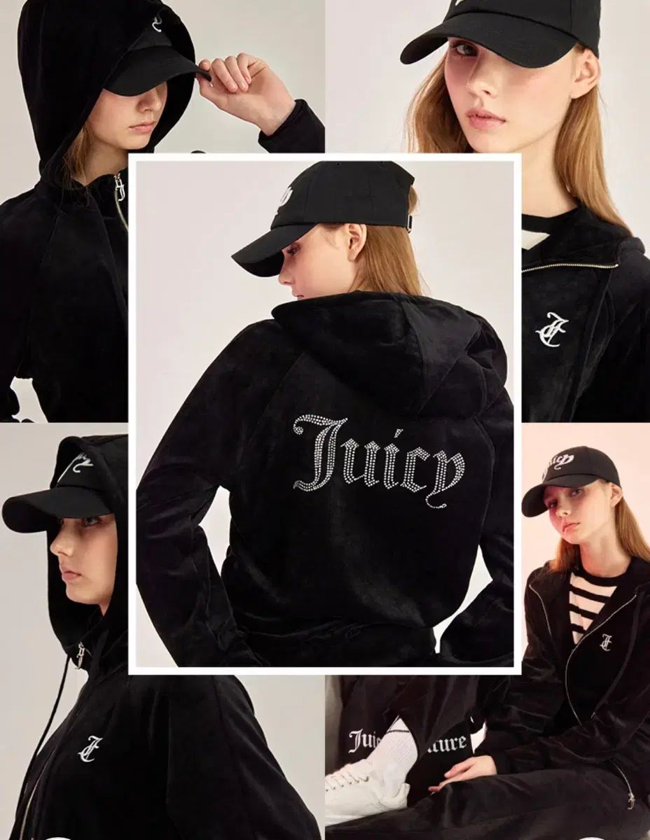 JUICY COUTURE ジューシークチュール ベロア ロゴ トレーナー セット