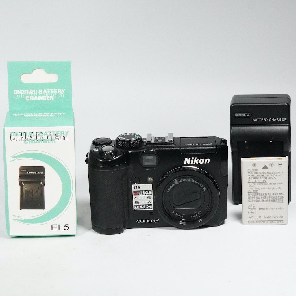 Nikon ニコン COOLPIX P6000 ブラック 動作OK 返金保証 /2476 - メルカリ