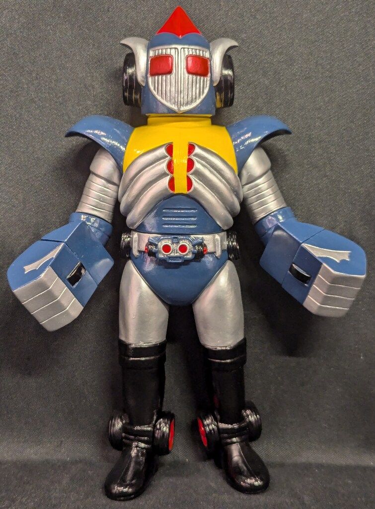 中古送料込 東映レトロソフビ キョーダイン　グランゼル（グレートパンチVer.） メディコム・トイ 東映レトロソフビコレクション 宇宙鉄人キョーダイン