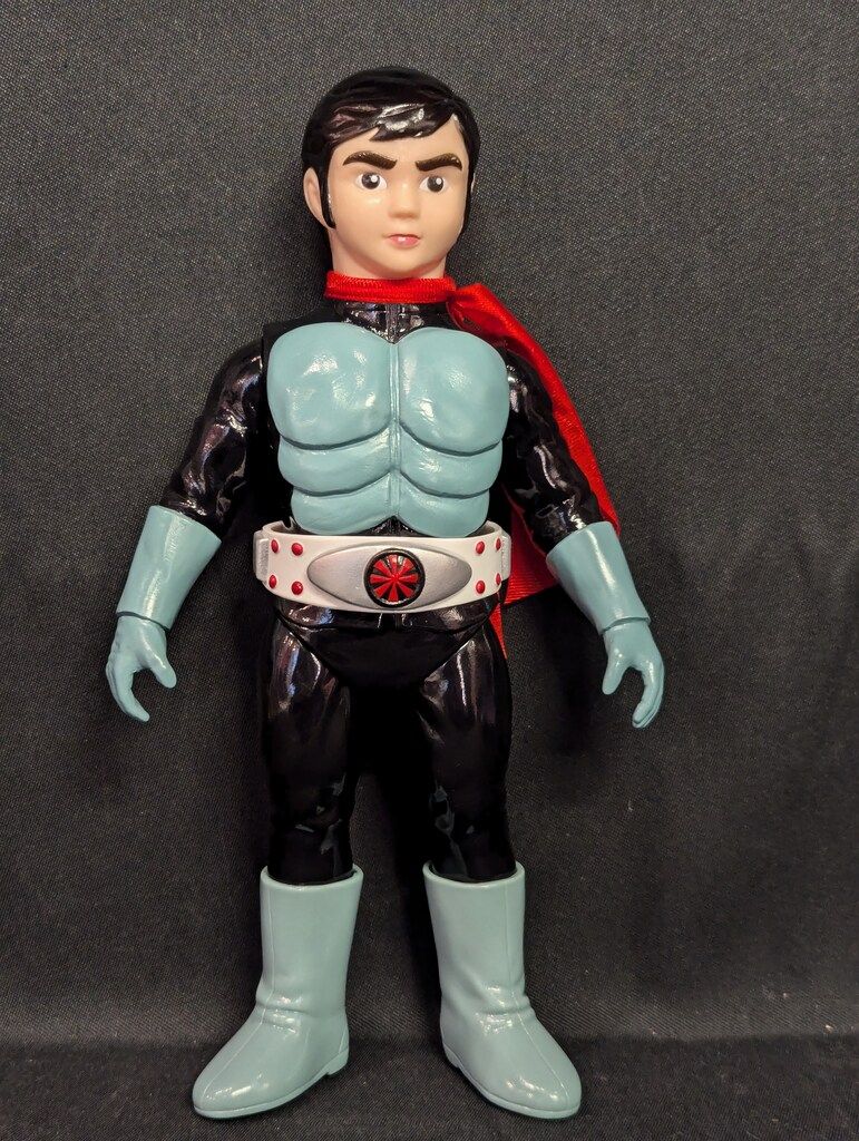 メディコムトイ　東映レトロソフビ 仮面ライダー 仮面ライダー旧1号 東映レトロソフビコレクションのミドルサイズラインに仮面ライダー旧1