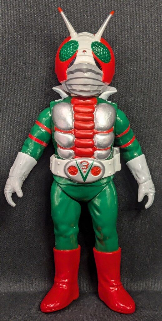 メディコム・トイ 東映レトロソフビコレクション 仮面ライダーV3 仮面