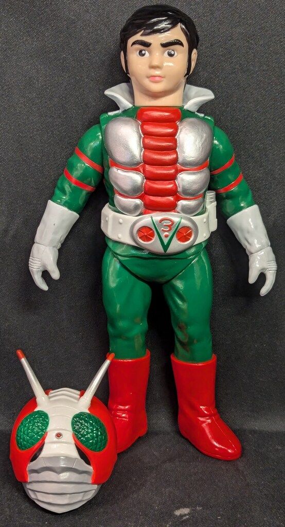 メディコム・トイ 東映レトロソフビコレクション 仮面ライダーV3 仮面