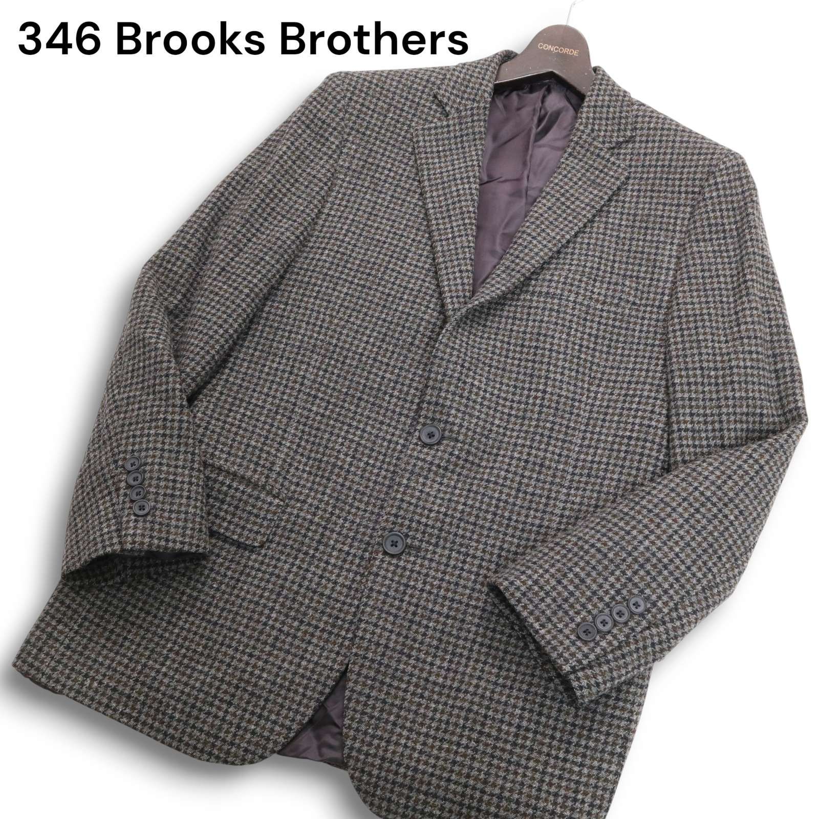 346 Brooks Brothers ブルックスブラザーズ 秋冬 千鳥柄☆ウール