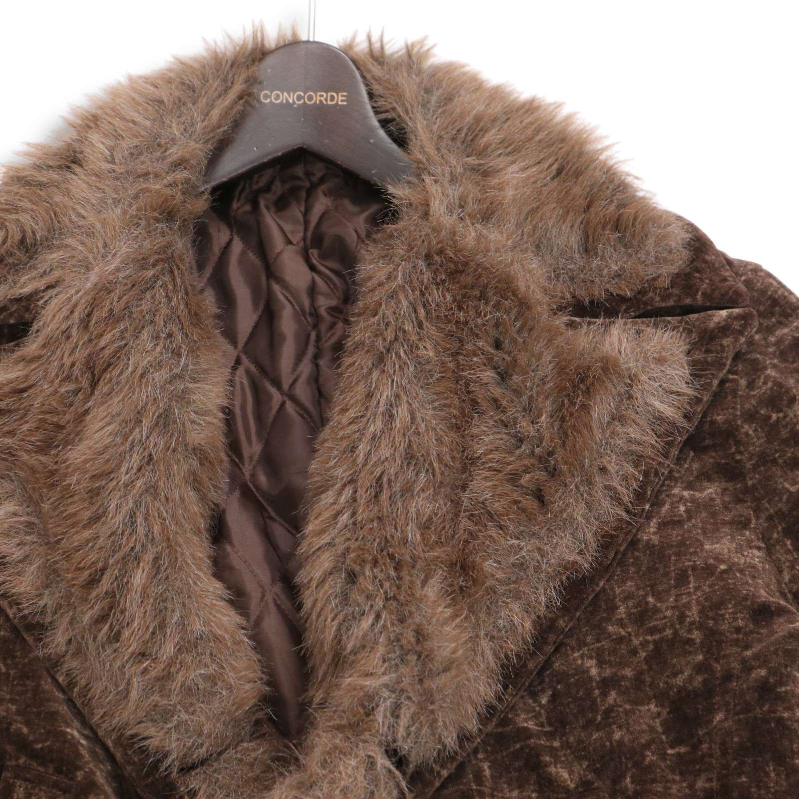 Y2K 00s☆ TORNADOMART トルネードマート 秋冬 クラック柄☆ 毛皮調